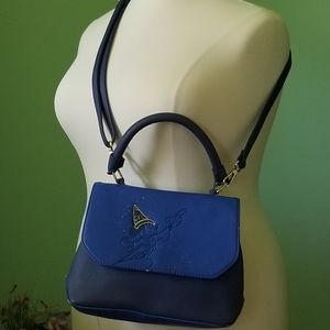 Rare Loungefly Disney Fantasia Sorcerer Mickey Blue Handbag